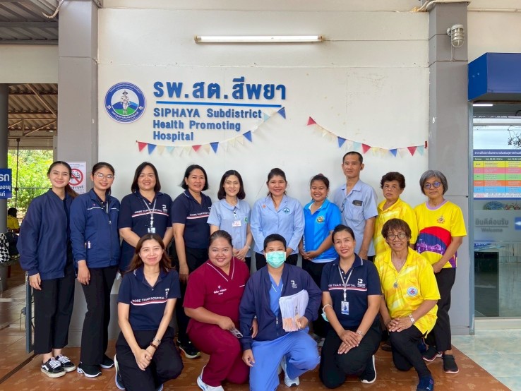 โรงพยาบาลกรุงเทพจันทบุรี ร่วมกับ รพ.สต.สีพยา จัดกิจกรรมตรวจสุขภาพเคลื่อนที่แก่ประชาชนในพื้นที่