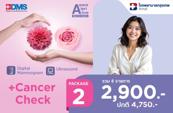 ภาพตัวอย่างสินค้า BDMS P.2 ตรวจมะเร็งเต้านม+Cancer Check